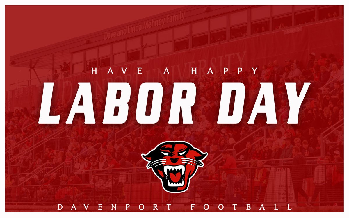 Have a happy #LaborDay2020 Panthers! 🐾💪