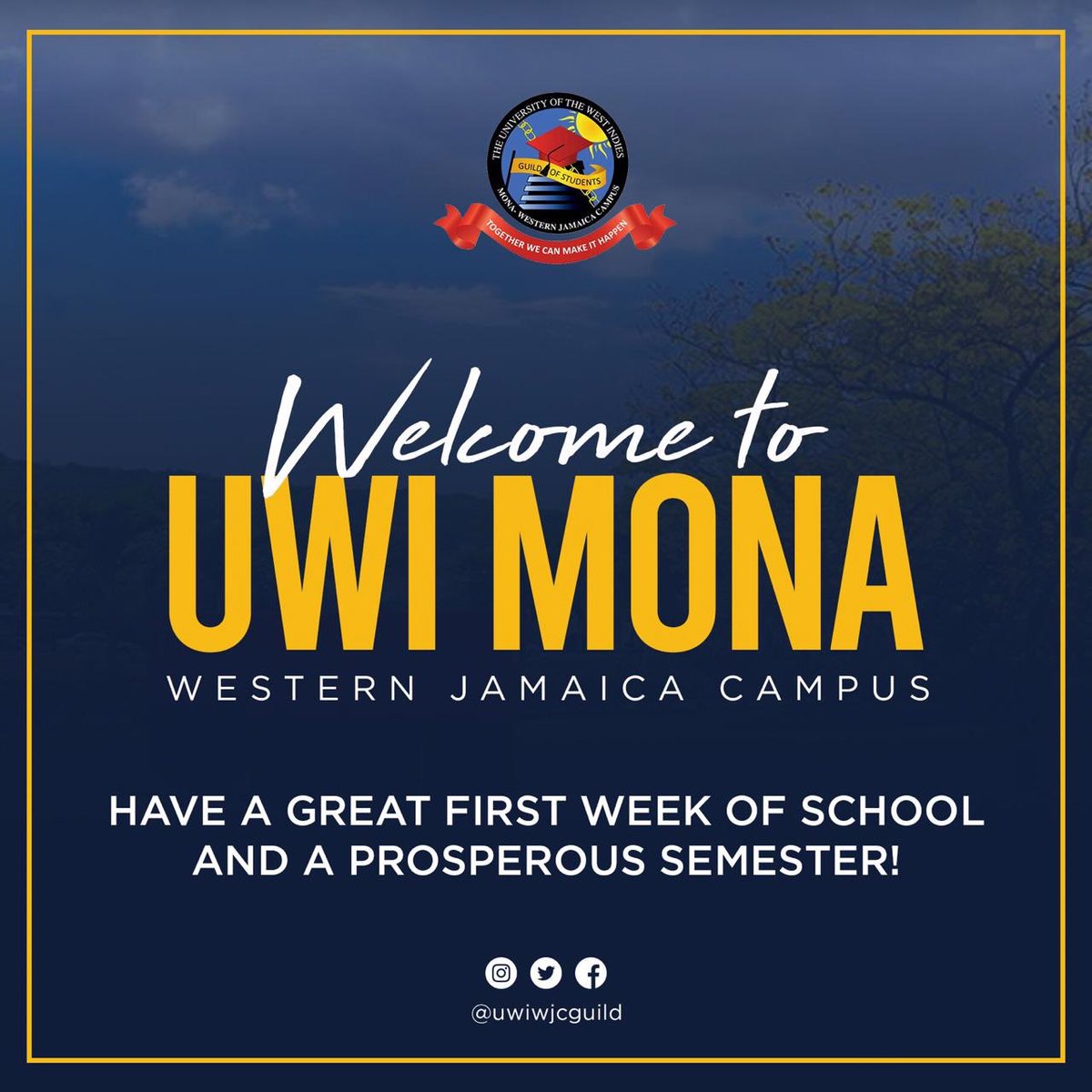 wjcguildnetwork's tweet photo. โThis is a new year. A new beginning. Make it count.โ -Taylor Swift
#uwi #mona #uwiwjc #campus #council #irepmyguild #ikowmyguild #buildwiththeguild #firstweekofschool #newbeginning #mentalhealthmatters https://t.co/nK5VThNqaK