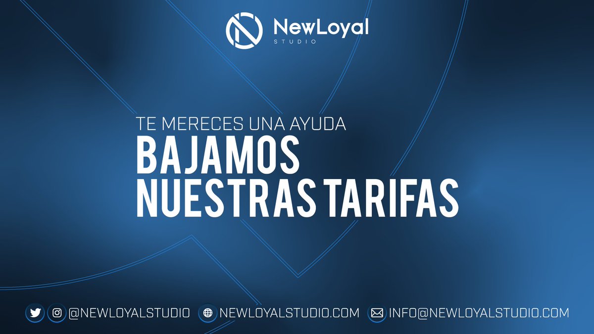 Está siendo una época difícil para todos y por ello queremos ayudarte.
Consigue nuestros diseños aún más baratos.

Pide tu presupuesto sin compromiso vía:
📩 MD
📞 wa.me/34722807477
📧 info@newloyalstudio.com
🌐 newloyalstudio.com