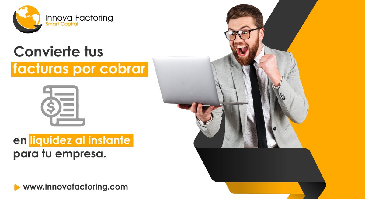 DigiFactoring's tweet photo. ¿Cuentas con facturas por cobrar? Adelanta su pago y no esperes 30, 60 o 90 días para obtener el capital de trabajo que necesitas. Para más información, escríbenos a nuestro whatsapp: 975 111 228
#Factoring #Factoringdigital #Liquidezinmediata #Facturasnegociables #financiamiento https://t.co/bv6tdjFjuT