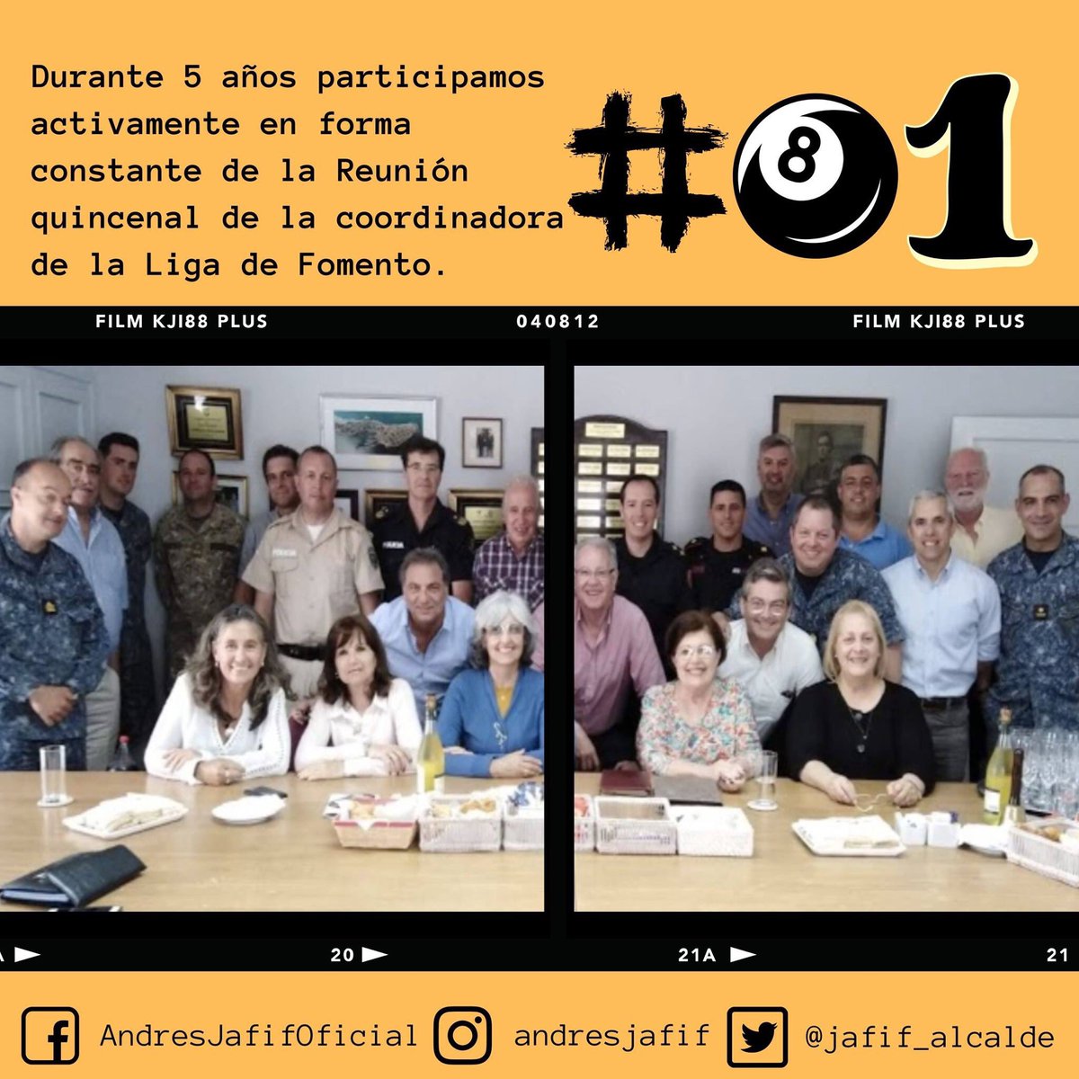 Durante 5 años participamos activamente en forma constante de la Reunión quincenal de la coordinadora de la Liga de Fomento.
#JafifAlcalde #Día81 #CuentaRegresiva #PuntaDelEste #Jafif100 https://t.co/ShW7NGuvK7