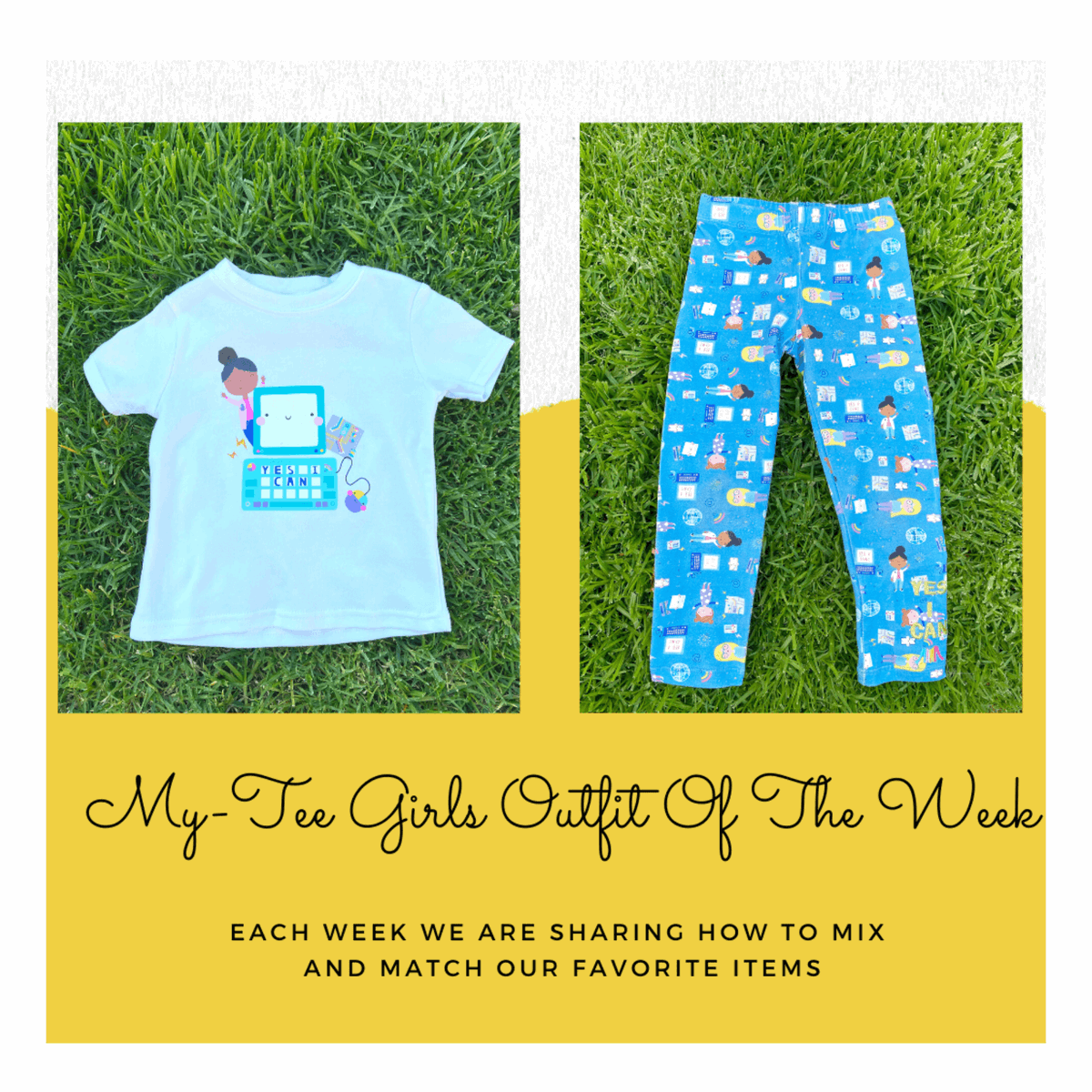 My_TeeGirls's tweet photo. With our #youcodegirl outfit your little one won't have to decode what to wear for her next zoom playdate #ootd https://t.co/7O0HfolVn5
