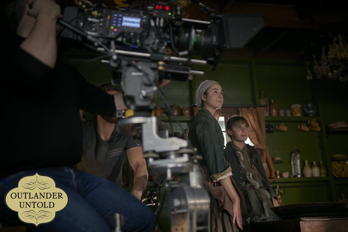 Outlanderclctr's tweet photo. Go deeper into the world of Outlander with new Outlander Untold bonus scenes, like this one with @_CaitlinORyan and @PaulJBGorman . Here’s a glimpse behind the scenes, pre-order your Limited Collector’s Edition Blu-ray today and enjoy! https://t.co/5u9BsuB8sL https://t.co/4Sw6Kg1p70