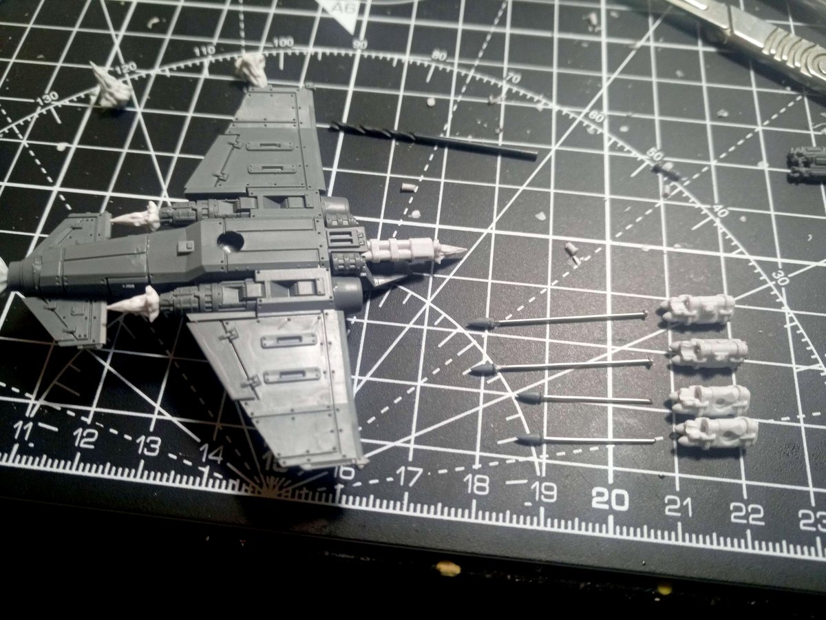 Anvil_Industry's tweet photo. #conversioncorner
Games Workshop(TM) Aeronautica Imperialis Thunderbolt conversion inspired by the A-10 "Warthog"
https://t.co/E33NSeeQ22
#anvilindustry #tabletopgaming #miniatures #28mmscale #heroicscale #wargaming #resin #bits #bitz #conversionparts #gamesworkshop https://t.co/HtxM994zwr