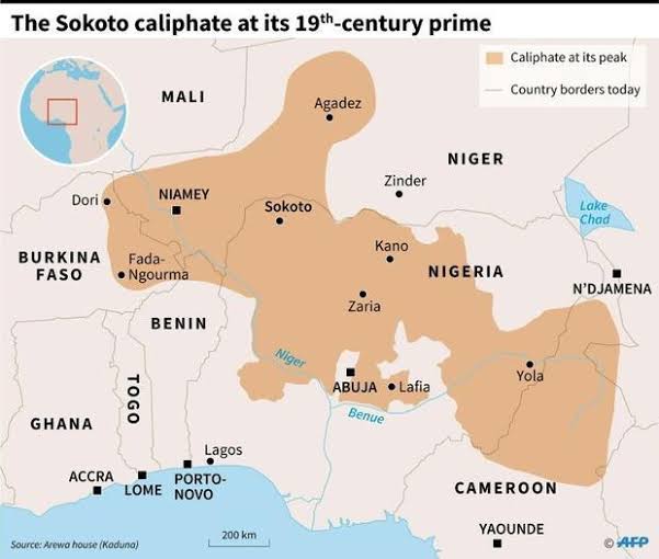 The caliphate brought decades of economic growth in the region which include today Nigeria, Niger, Chad, Central Africa Republic, Cameroun and Burkina faso. It became a powerful state and Empire in the region around the 19th Century.