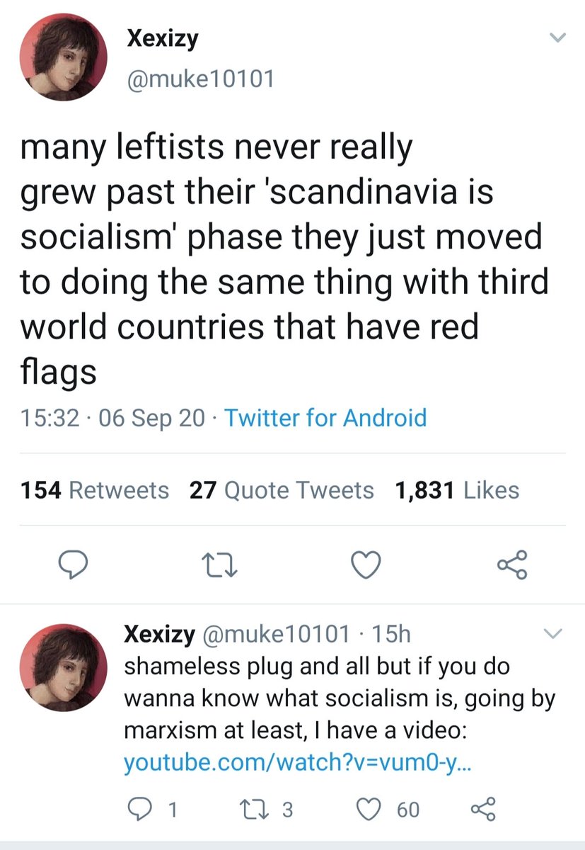 Anyway I made this thread because this dude is a fuckin youtuber in a country where we can't even get a crusty old socdem elected against a cartoon character and he thinks he's worked out the precise formation of socialism lol