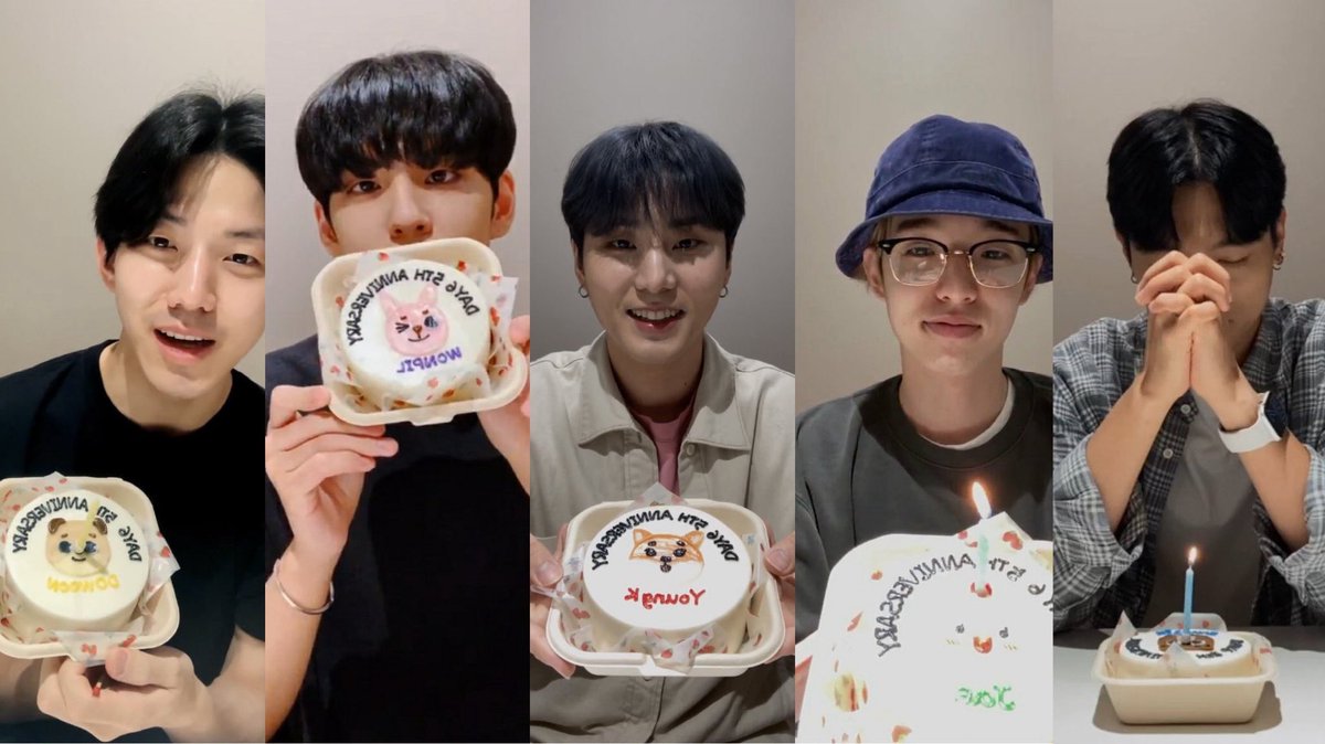 acendeavor's tweet photo. Happy 5th anniversary my babies🎉💕 i love you!! @day6official #DAY6 #데이식스 #5YearswithDAY6 #DAY65thAnniversary https://t.co/Xd1xfEgP5R