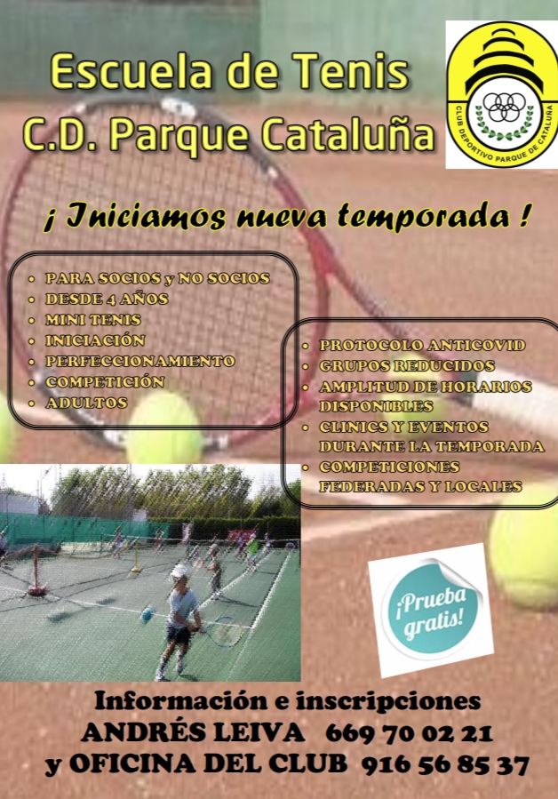 ¡Comenzamos la Temporada 2020/2021!
Abierto plazo de inscripción.