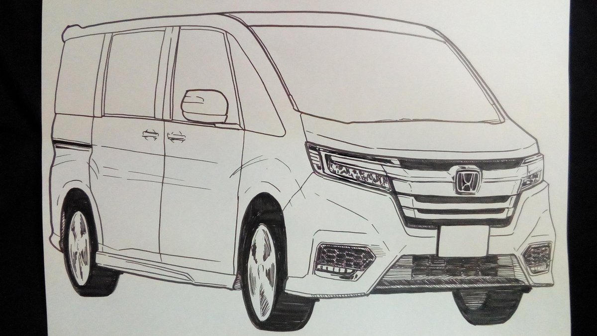 結城るい Auf Twitter ホンダ Honda Stepwgn Spada ラクガキ ペン画 イラスト王国 イラスト塾 アナログイラスト ホンダステップワゴンスパーダ T Co Fwv2rj7ley Twitter