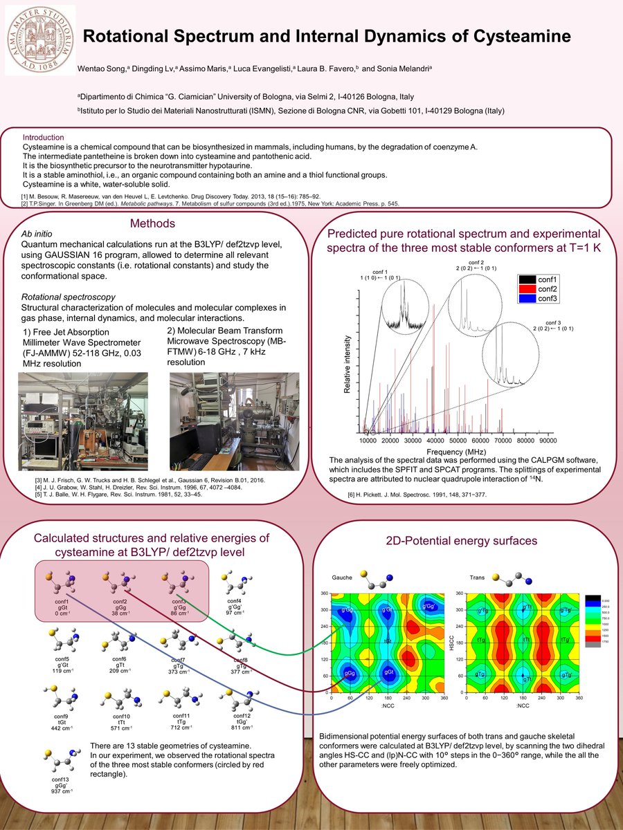 WentaoSong1's tweet photo. Hi @LatinXChem
, this is my work “Rotational Spectrum and Internal Dynamics of Cysteamine”,
#LatinXChem #LatinXChemPhys #PHYS45 https://t.co/uiJCKXoRFD