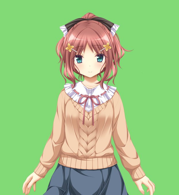 #青春フラジャイル では、ヒロインの髪型を各2種類以上用意しており、妹兼メイドである透音などは家事の邪魔にならないよう、在宅時は常にポニーテールにしてまとめているといった感じで生活観を出すようにしています。 