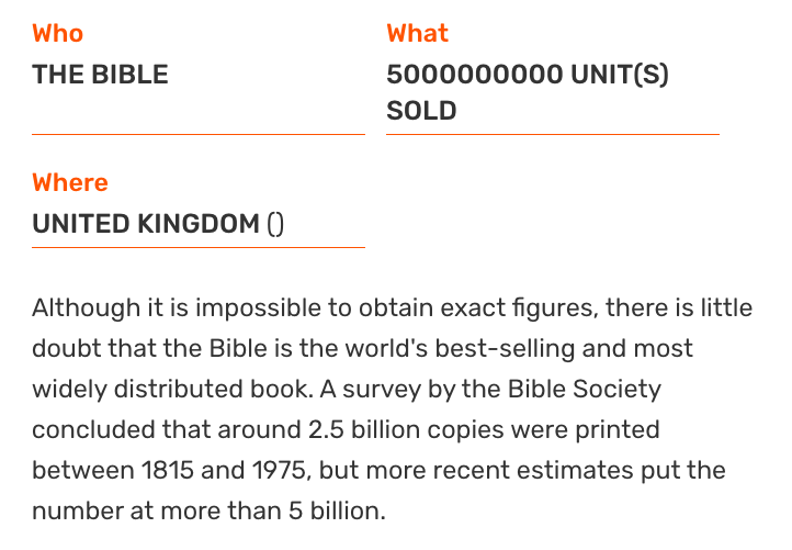  #ADDBiblicalAnswers makes me want to read the Bible more and more each day. It is truly a remarkable book. No wonder it remains as the best selling book of all time.  https://www.guinnessworldrecords.com/world-records/best-selling-book-of-non-fiction