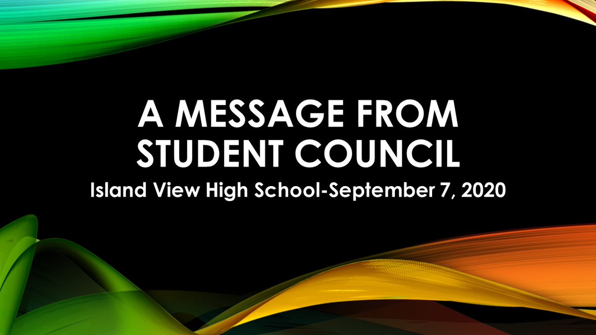 IVHS- A Message from Student Council drive.google.com/file/d/1meS_fB… #GODEVILS #IVHSROCKS #BackToSchool <a href="/HRCE_NS/">Halifax Regional Centre for Education</a> @BarbaraAdamsPT <a href="/Elwin_LeRoux/">Elwin LeRoux</a>