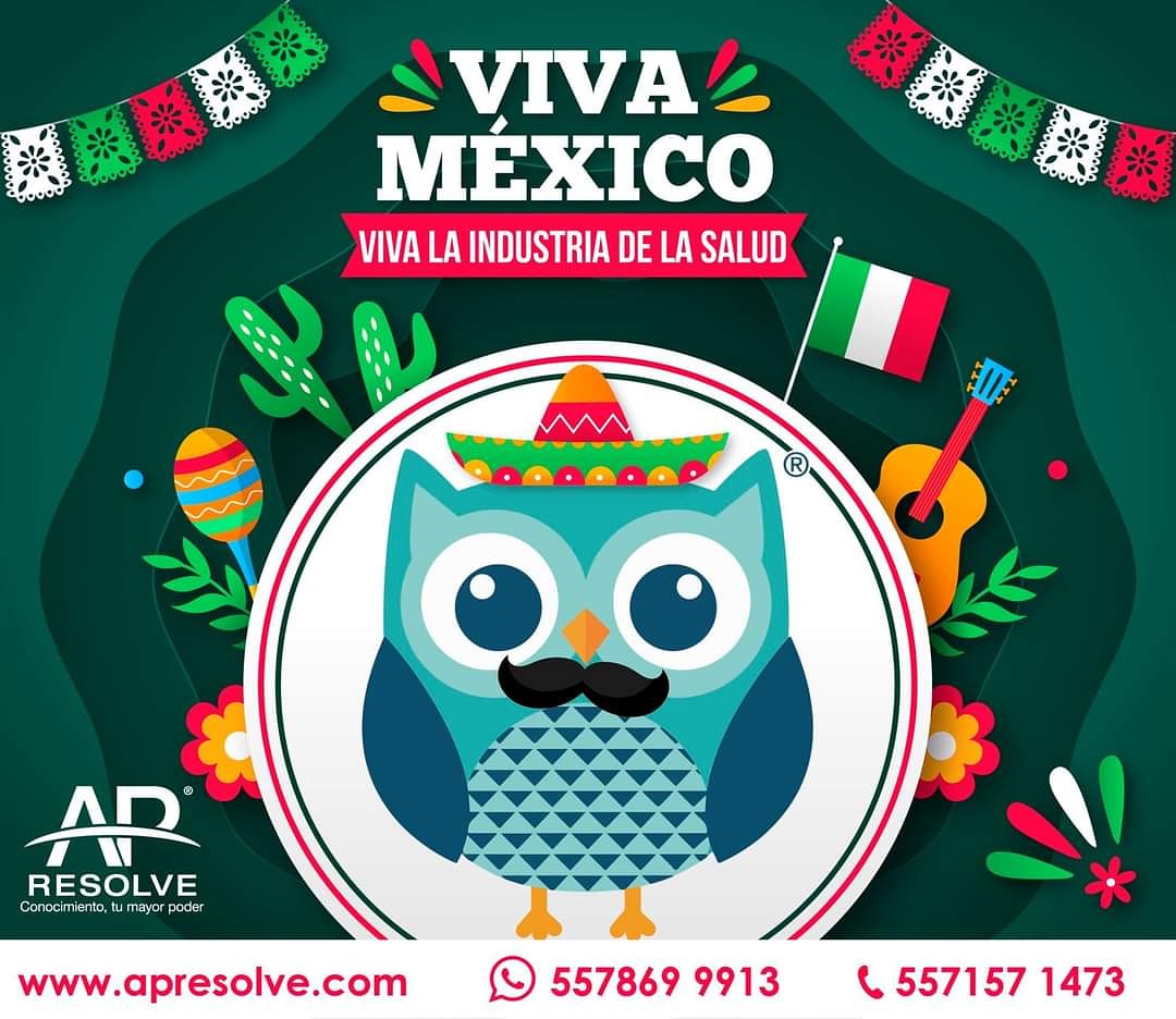 AP_Resolve's tweet photo. 🇲🇽 𝐕𝐢𝐯𝐚 𝐌𝐞́𝐱𝐢𝐜𝐨, 𝐕𝐢𝐯𝐚 𝐥𝐚 𝐈𝐧𝐝𝐮𝐬𝐭𝐫𝐢𝐚 𝐝𝐞 𝐥𝐚 𝐒𝐚𝐥𝐮𝐝‼️👨🔬
En #APResolve estamos orgullosos de ser una empresa líder 100% MEXICANA con presencia en #latinoamérica y parte de #europa brindando soluciones. #FelizLunes
Visítanos➡️ https://t.co/OA87EyVjj2 https://t.co/1swJLuzzkg