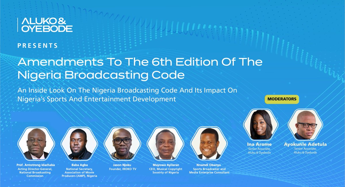 Aluko & Oyebode tweet media