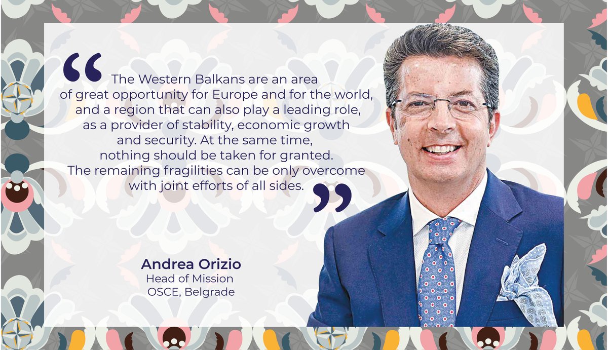 NATOFoundation's tweet photo. 💠 #BalkanPerspectives2020
Among the speakers of Session 1, we will have the pleasure of hosting Ambassador Andrea #Orizio, Head of the @OSCE_Serbia.
REGISTER HERE➡️ https://t.co/GIt6FoAJjZ
INFO & PROGRAMME➡️ https://t.co/uoM45iXgkM
@NATO @NATO_DefCollege @EU_Commission https://t.co/Zui7eUUdWm