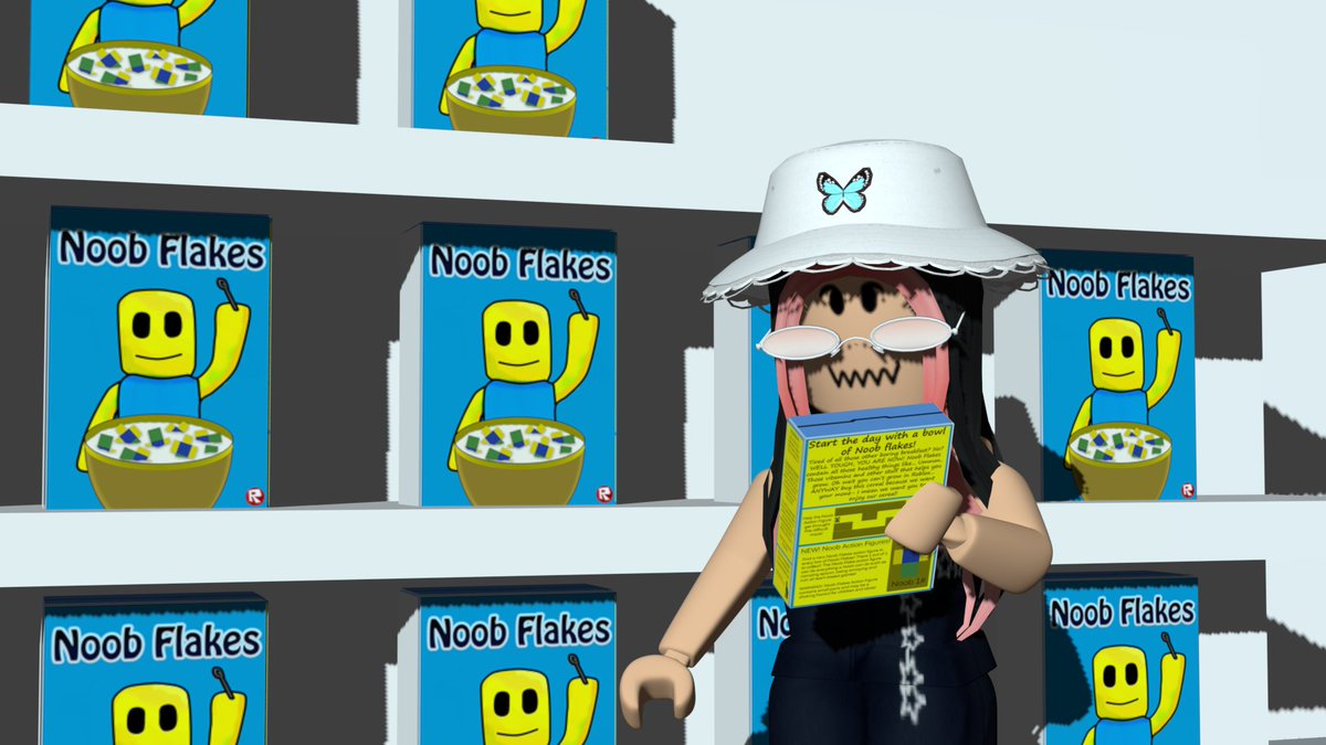 FairyFall4's tweet image. looks like fairy is shopping for noob flakes #GFX #GFXDesigner #Roblox #robloxart