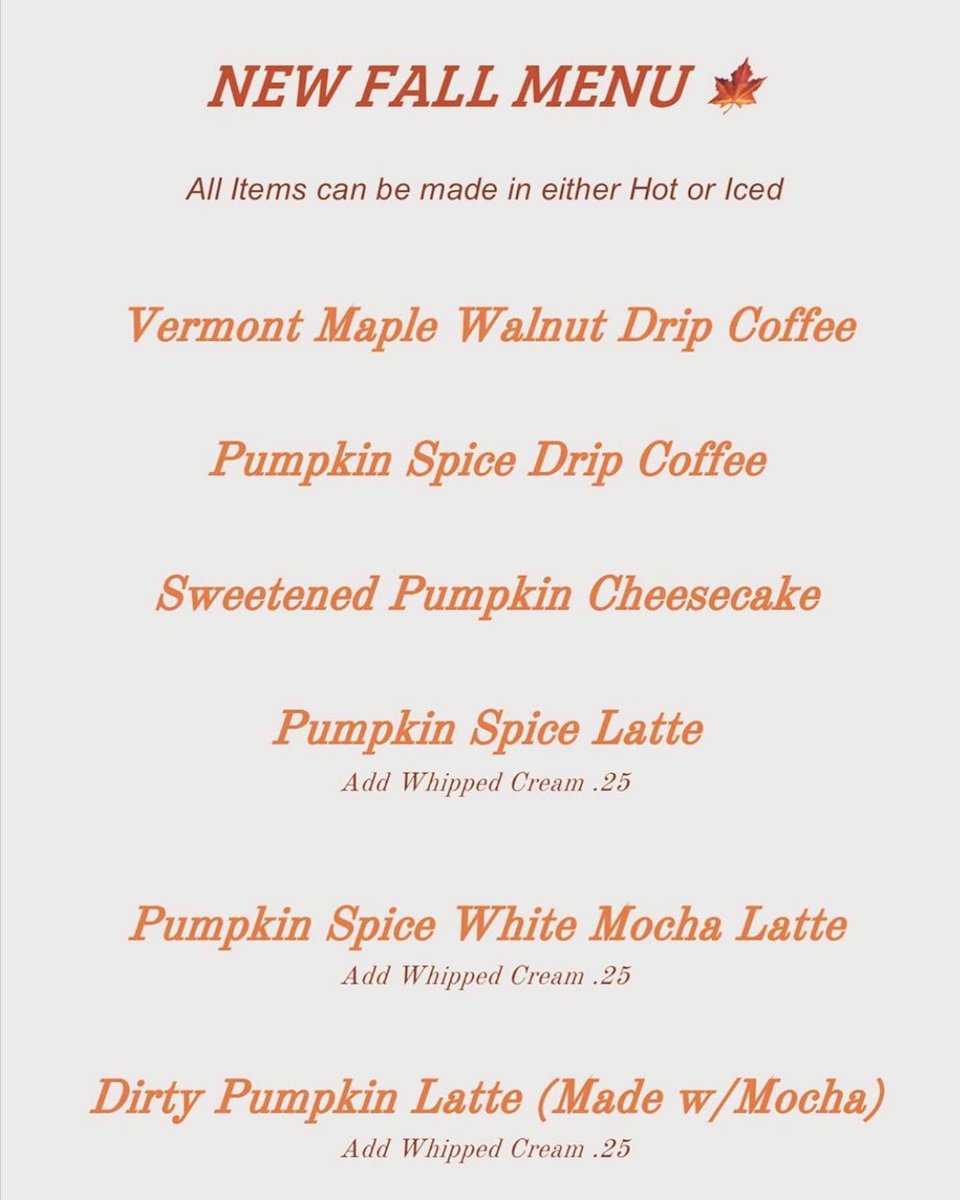 BostonDonuts's tweet photo. When Labor Day meets pumpkin  spice season 🧡. Contact your nearest location for store hours. #pumpkinspice #pumpkinspicelatte #fall #labordayweekend #worcester #worcesterma #bostonfoodies #worcesterig #wpi #clarkuniversity #assumptionuniversity #worcesterstateuniversity https://t.co/ClKO0QPsym