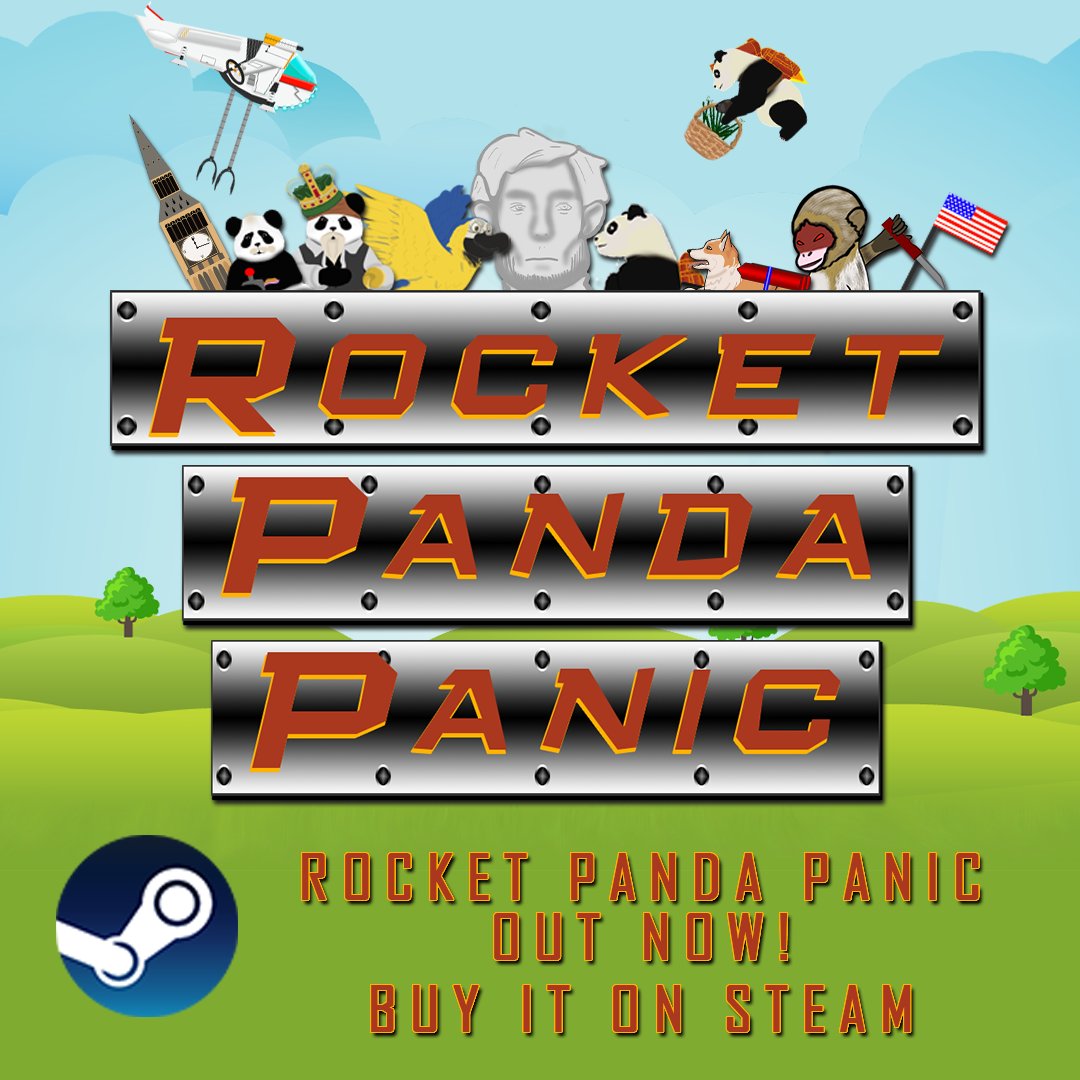 gamesofguma's tweet photo. Its here! Rocket Panda Panic is officially available on Steam.
Head over to the store page and get your copy now! 🐼🥳🐼

https://t.co/3oFeRE5BNu

#Steam #Release #gamedev #indiedev #indiegame #indiegames #indiegaming #indiegamedeveloper #indie #UnrealEngine https://t.co/J9PziYwucP