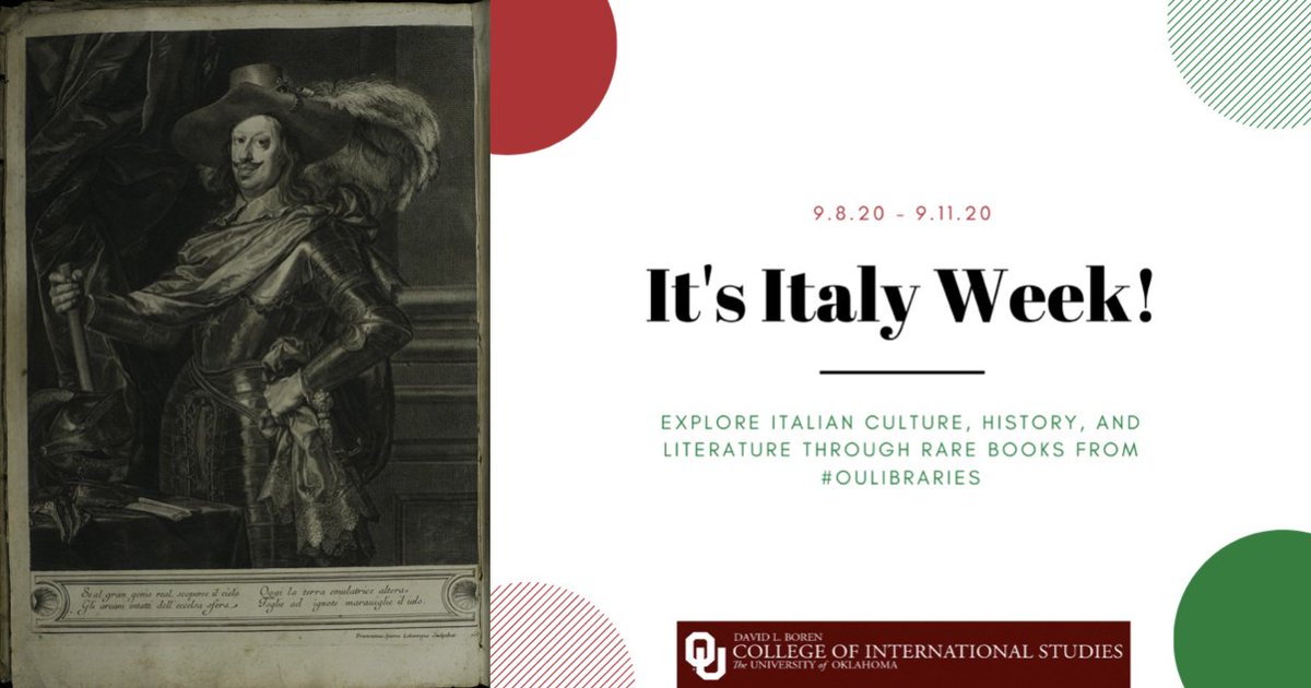 PalmeriJoAnn's tweet photo. #SpecialCollections Image-A-Day
Portrait of Ferdinando II, Grand Duke of Tuscany, from Saggi di naturali esperienze (1667) #OUItalyWeek https://t.co/kBIfVpSLfG #Italy @oucis @OUinArezzo https://t.co/H8b0IdaIbH