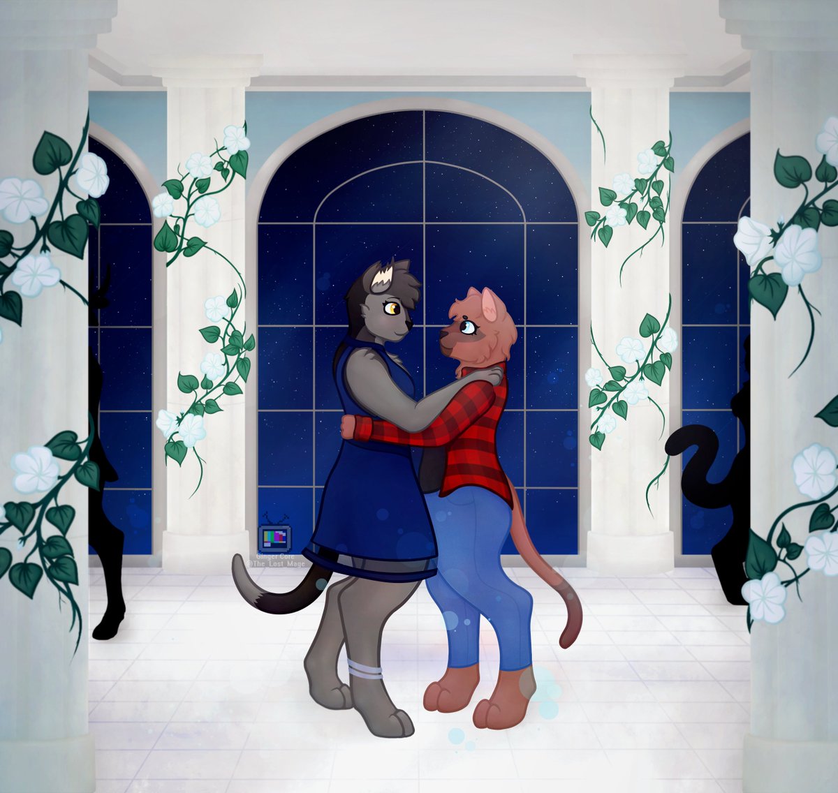 JustGinger_'s tweet photo. A drawing requested by @Lightningfeet4; A project I've been working on for over a year now! I'm so happy to have it finally done :D https://t.co/KbKjPOfyGY