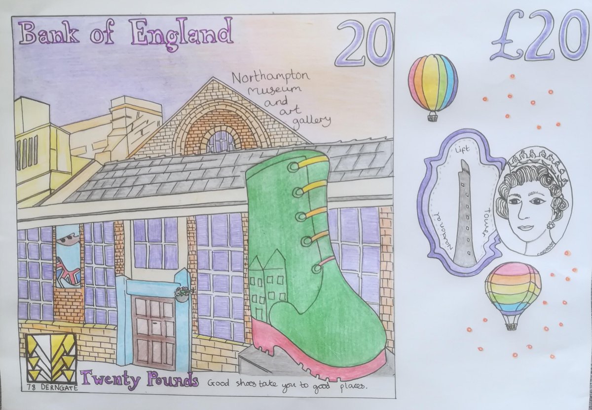 boemuseum's tweet photo. We're thrilled to announce the winners of our #DrawingMoney competition! Well done to Beulah from Cardiff (age 5-7), Mirabel from Hastings (age 8-9) and Abigail from Northampton (age 10-11)! Thanks also to everyone who took part, there were so many fantastic designs! https://t.co/TDHrQmGFnN