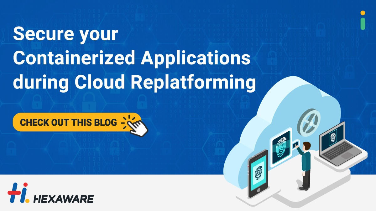 HexawareGlobal's tweet photo. How to ensure security of your #containerized app during #cloudreplatforming? Understand the risks, measures & the efficient tools that can help. https://t.co/kcjP2IZnRm
@HarishWani
#blog #applicationtransformation https://t.co/QDioAvA8vR