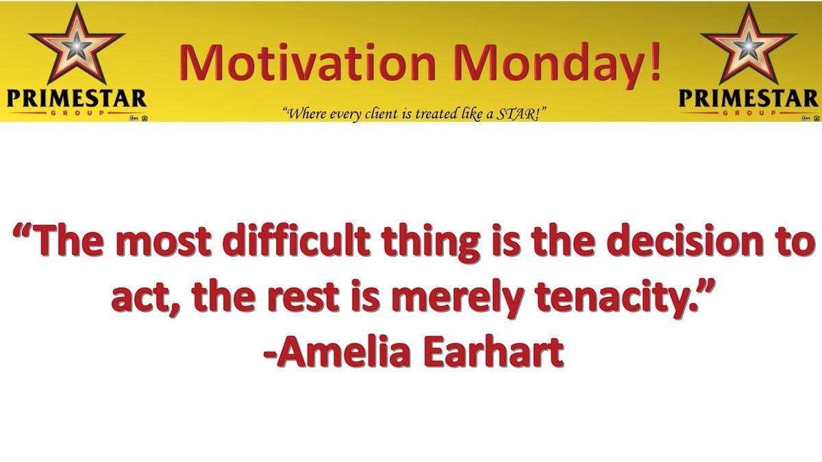 PRIMESTARGroup1's tweet photo. Motivation Monday! May the rest of your day go well!
#PRIMESTARGroup #FRISCO #PLANO #MCKINNEY #LuxuryHomes #FriscoRealEstate #PlanoRealEstate #McKinneyRealEstate https://t.co/voUJ2qrqnc