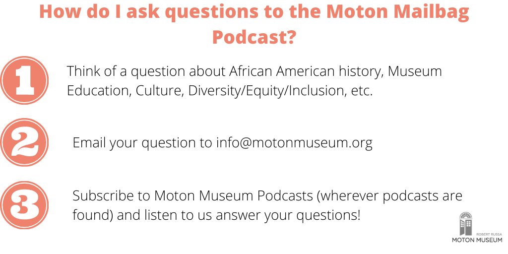 Send in your questions for season 2 of our Moton Mailbag Podcast! A great opportunity for teachers to use with students.

#MotonMailbag