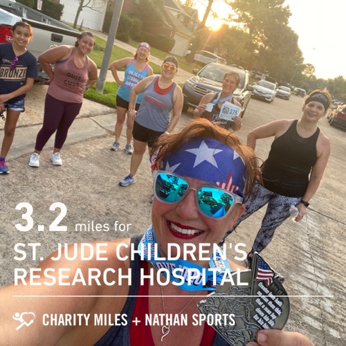 mchoesel's tweet image. 3.2 @CharityMiles for @StJude #laborday5K #rty2020