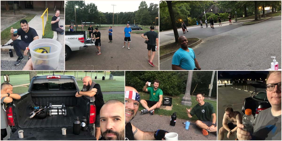 43 total PAX punched Monday in the face

3 at ArcWolfia
4 at Barracks for #IronPAX
3 at Bermuda Triangle 
4 at Blue Collar for IronPAX
8 at Levee 
5 at Morg
13 at Old Forest
3 at Quad City

32/43 for #PLC = 74% #F3tention

#F3counts #2ndFcountstoo #ISI #MemphisMojo #MemphisRules