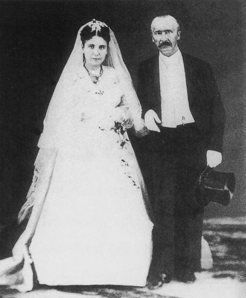 They were married by the archbishop on 23 September 1869. They later had two children, Andromache and Agamemnon Schliemann.