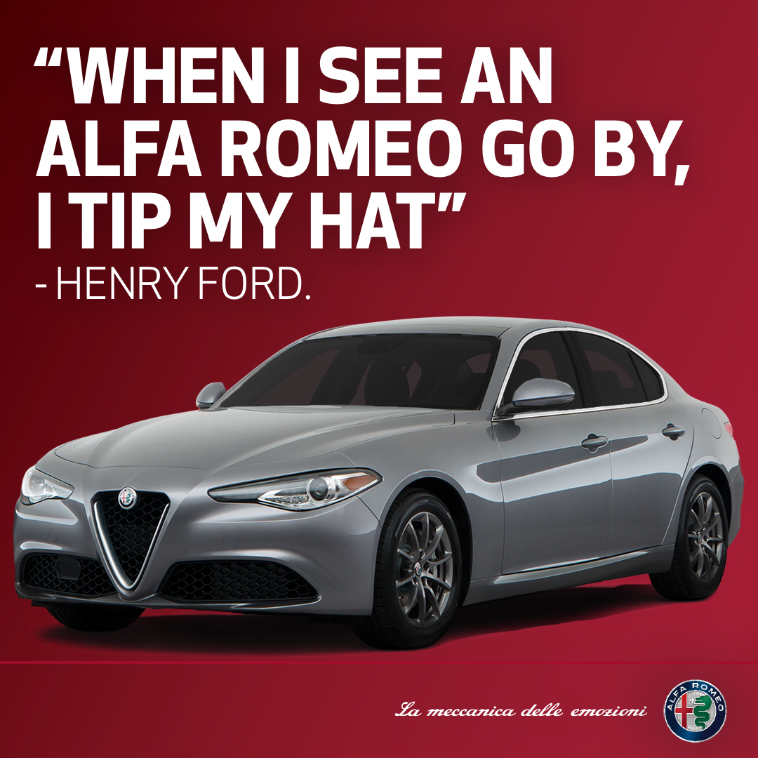 GargashAlfa's tweet photo. الفا روميو، معرفة للكل غانية عن التعريف​   
   
Enough said. That's how revered Alfa Romeo is.​   
    
#GargashAlfaRomeo #AlfaRomeo #Passion_Drives #ItalianCars #Gargash https://t.co/o5wTHuUUFk