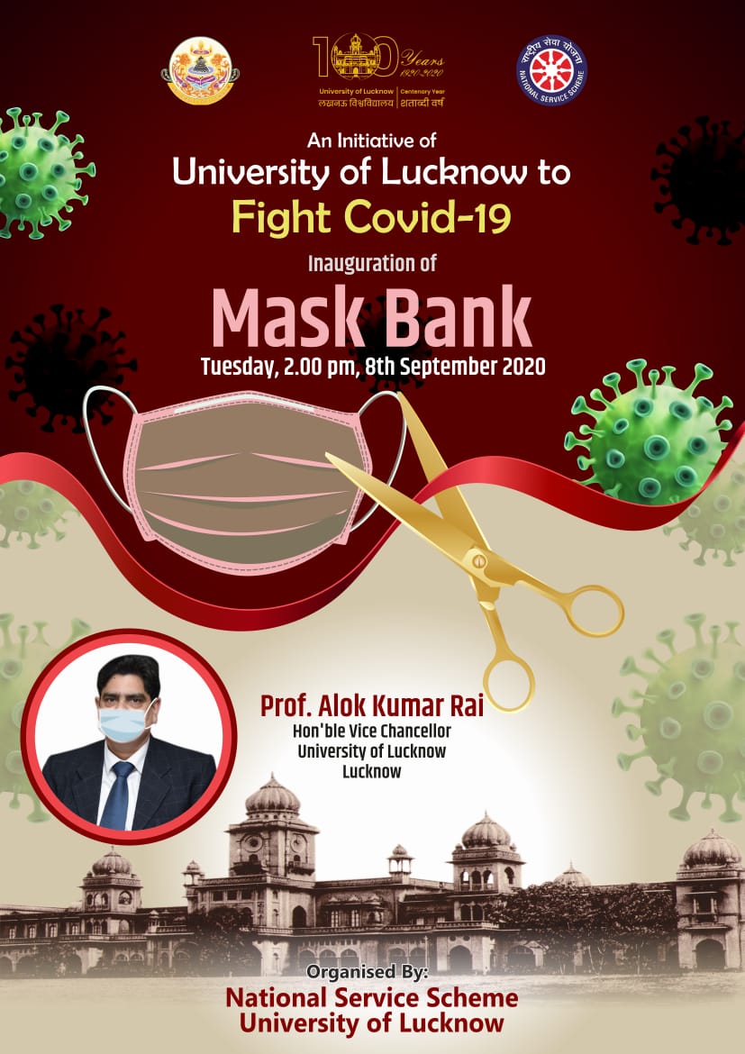 profalokkumar's tweet photo. @lkouniv launches a mask bank tomorrow @ 2 PM #MaskBank https://t.co/TTSqQBk1AB