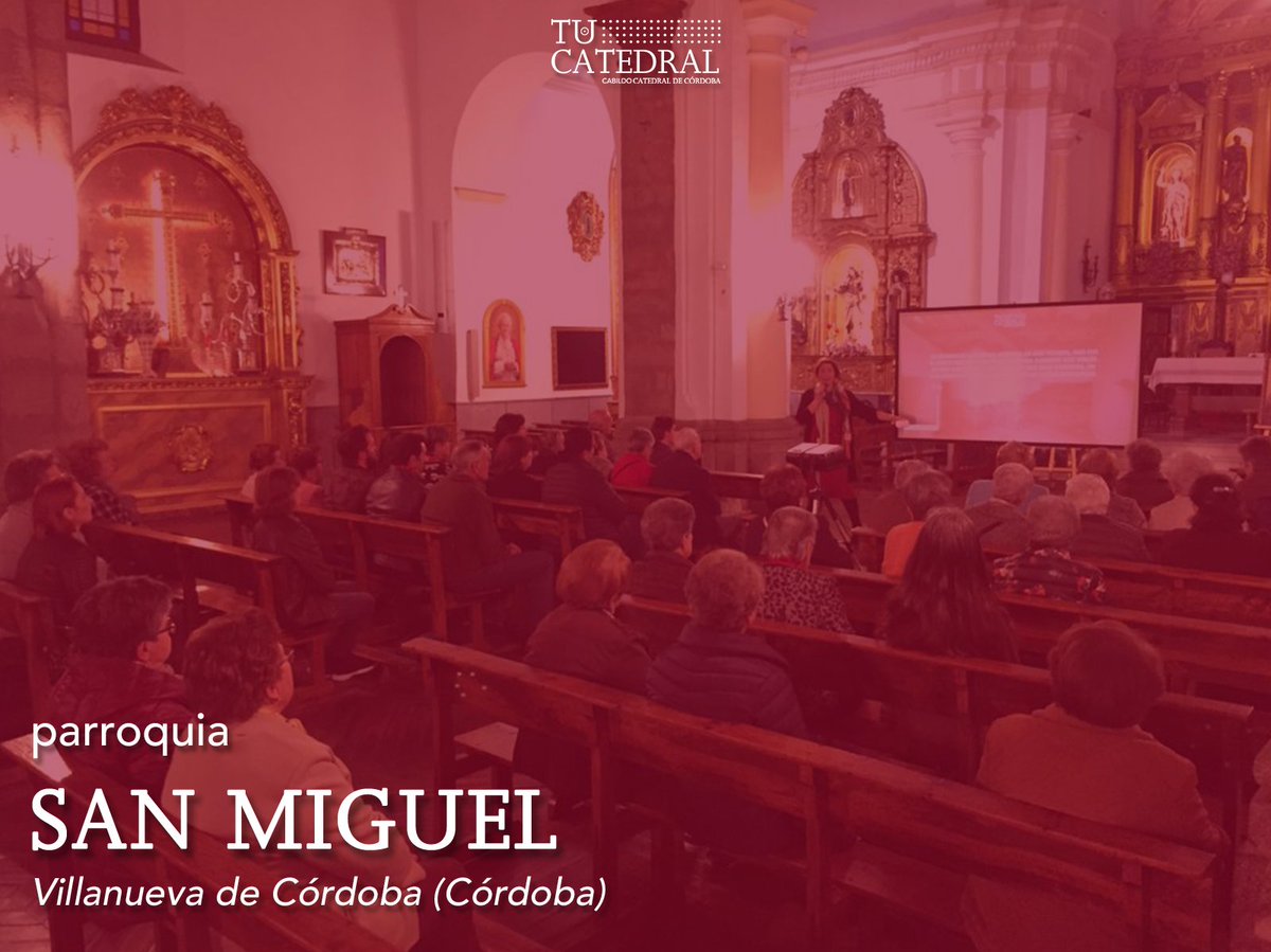🙏 En el curso pasado tuvimos el placer de visitar la parroquia de San Miguel de Villanueva de Córdoba para celebrar la charla formativa "Conoce Tu Catedral".
⭕ Solicita la charla para tu comunidad en nuestra web.
.
➡️ tucatedral.com
.
#tuCatedral #Iglesia #formación