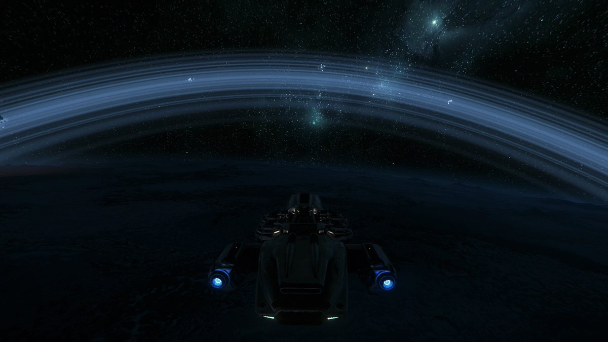 NovA1990's tweet photo. I will never get bored seeing this! I don't know what it is about ringed Planets/Moons but I love them no matter if it's in-game or IRL
#StarCitizen #MiscProspector #VirtualPhotography https://t.co/hfpY4qmbyW