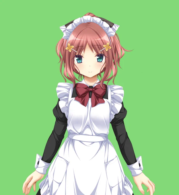 #青春フラジャイル では、ヒロインの髪型を各2種類以上用意しており、妹兼メイドである透音などは家事の邪魔にならないよう、在宅時は常にポニーテールにしてまとめているといった感じで生活観を出すようにしています。 