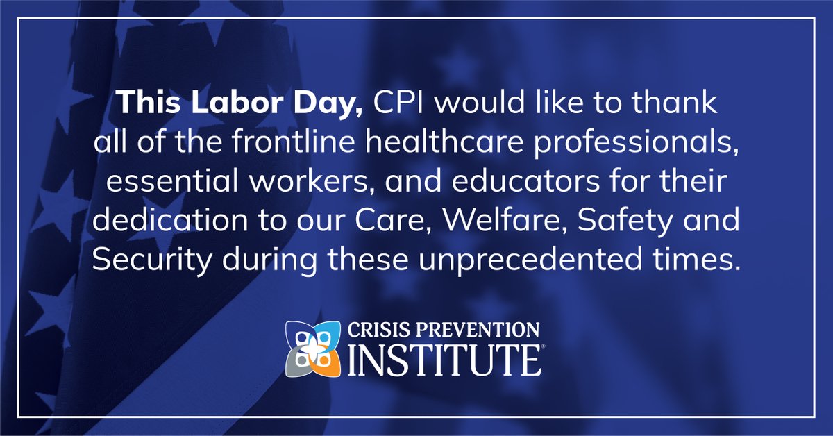 CPI_Training's tweet photo. Happy #LaborDay, and thank you, from all of us at CPI. https://t.co/HO7qE9Pt37