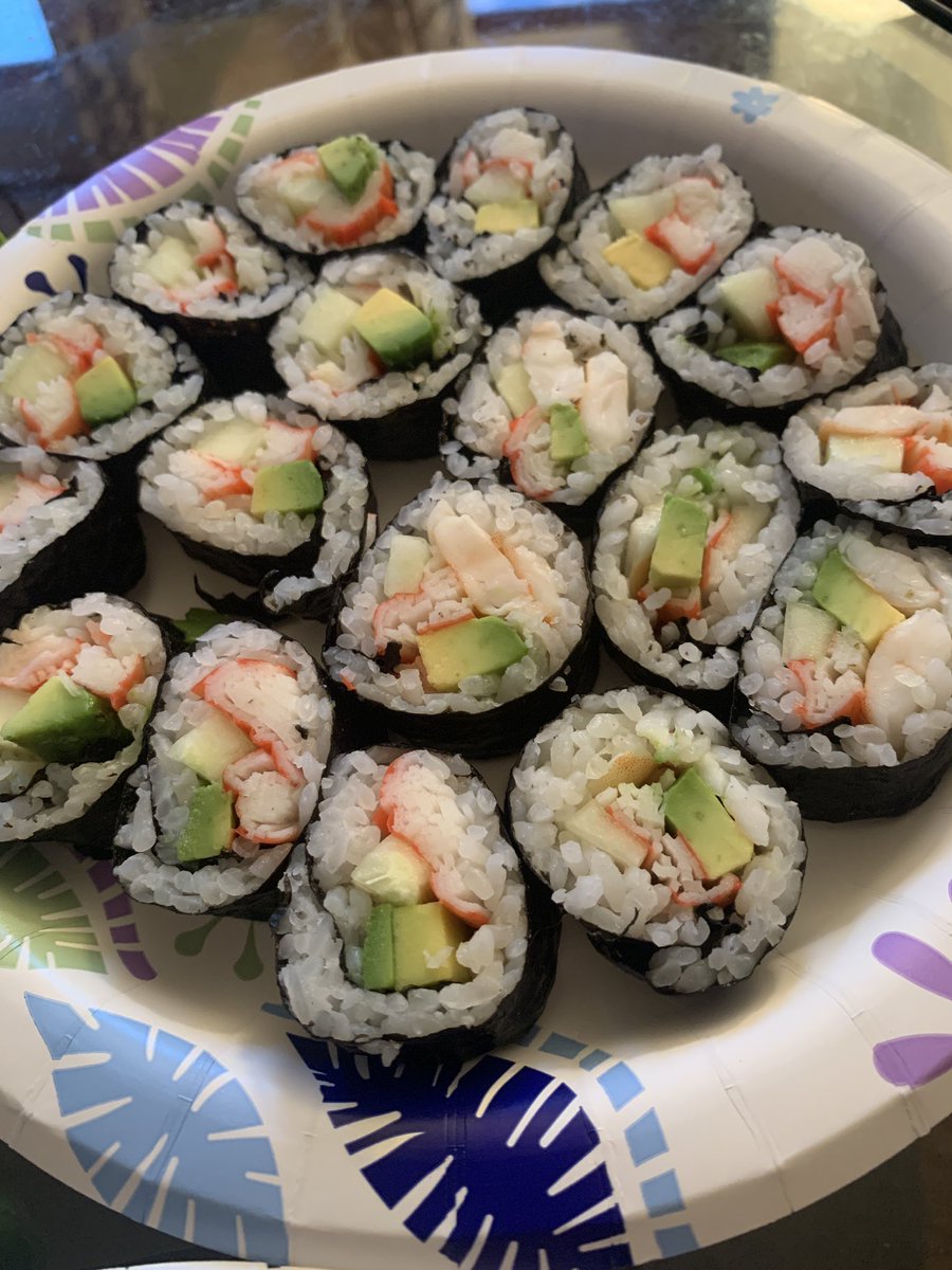 busteloblack's tweet photo. I’m becoming a sushi pro https://t.co/1UnjtIPn8U