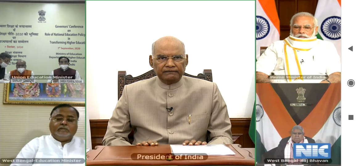 itspcofficial's tweet photo. I conveyed the statement of the State Government and our leader @MamataOfficial on the National Education Policy to the Hon'ble President @rashtrapatibhvn and Hon'ble Prime Minister @narendramodi at today's Virtual Conference. https://t.co/217Sxcdkvv