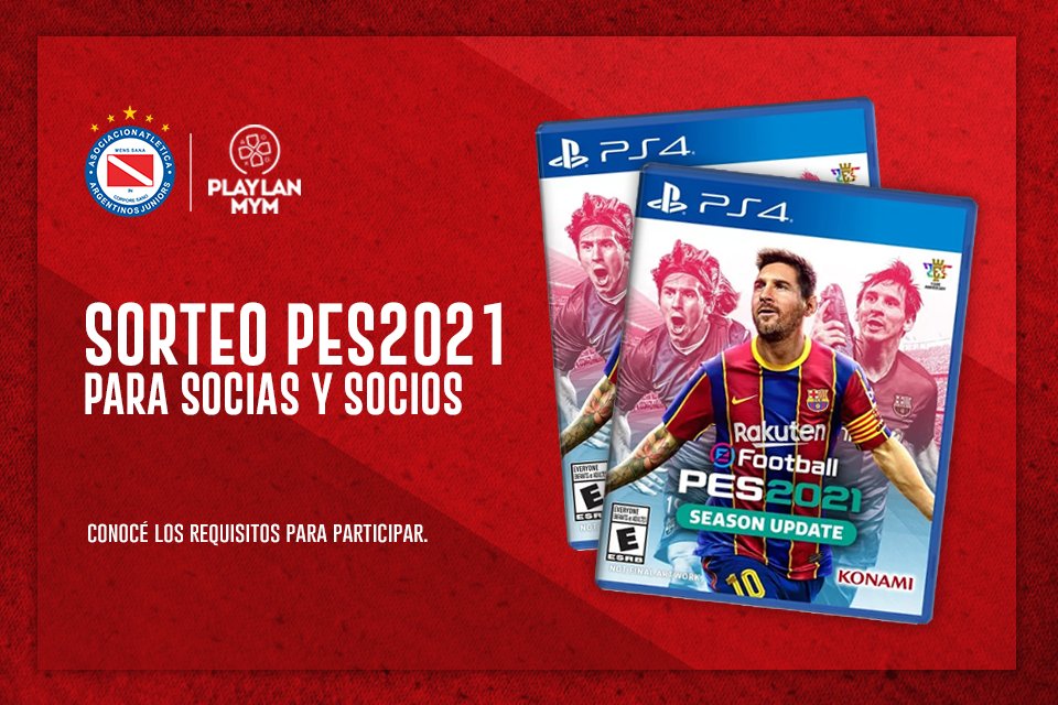 AAAJoficial's tweet image. #AAAJ 🎮 Nuevos sorteos para quedarse en casa.
Participá en 3 simples pasos 👇
1️⃣ Dándole RT a esta publicación.
2️⃣ Siguiendo a @eSportsAAAJ y @PLAYLANMYM
3️⃣ Comentando tu N° de socio o socia.

🗓️ Se sorteará el 13/9.

#ElSemilleroDelMundo #Sorteo #PES2021