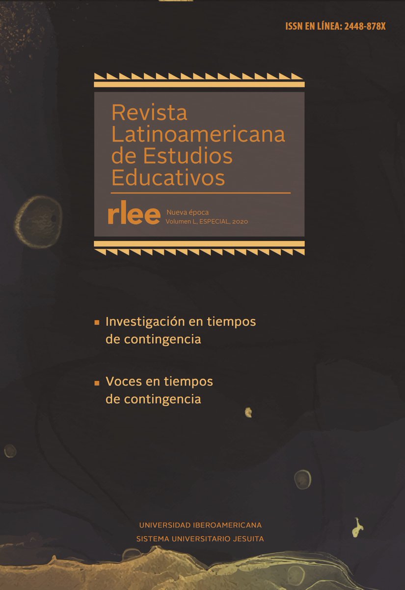 🔔No se pierdan el NÚMERO ESPECIAL <a href="/RevistaLatinoa1/">Revista Latinoamericana de Estudios Educativos</a> LA EDUCACIÓN ANTES, DURANTE Y DESPUÉS DE LA PANDEMIA: INVESTIGACIÓN Y VOCES EN TIEMPOS DE CONTINGENCIA coordinado por <a href="/medinagual/">Luis Medina Gual</a> <a href="/cea_mope/">Campo de Acción en Modelos y Políticas Educativas</a> <a href="/suj_contigo/">Sistema Universitario Jesuita</a> <a href="/EducacionIbero/">Departamento de Educación IBERO</a> <a href="/IBERO_mx/">IBERO CDMX</a> rlee.ibero.mx/index.php/rlee
