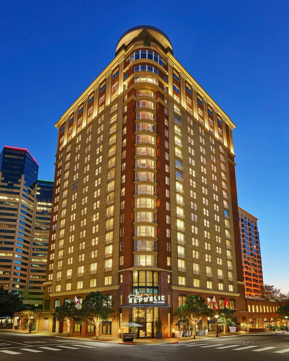 hotel_republic's tweet photo. Located in the heart of downtown San Diego, a vibrant social hub with a signature business beat! The perfect location for whatever your travel purpose #HotelRepublic https://t.co/0kcSfbAzXC