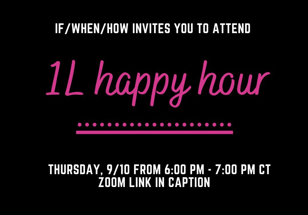 Come meet the board of If/When/ How and talk all things Reproductive Justice. This Thursday after the student org fair from 6-7 pm ct. utexas.zoom.us/j/94198565659