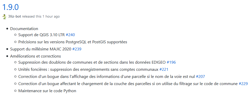 mael_reboux_ig's tweet photo. La version 1.9.0 du plugin #cadastre pour #QGIS est disponible. Elle supporte le millésime MAJIC 2020.

Merci de lire les prérequis et la note de version avant toute utilisation.
https://t.co/PKzdJpihVN https://t.co/Tks3okEYMX