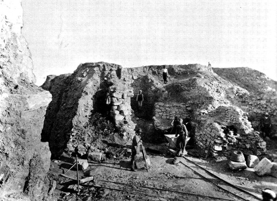 Schliemann made a third excavation at Troy in 1882–1883, an excavation of Tiryns with Wilhelm Dörpfeld in 1884, and a fourth excavation at Troy, also with Dörpfeld (who emphasized the importance of strata), in 1888–1890.