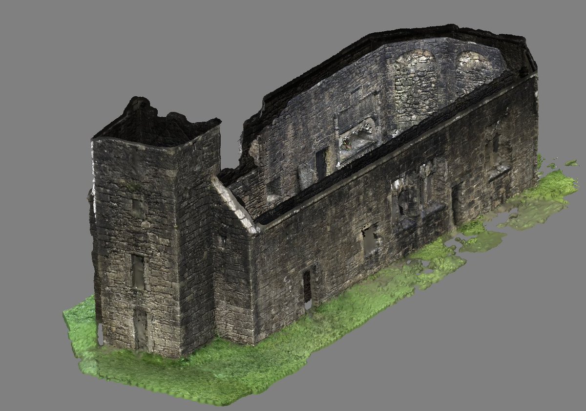 archaeoptics3d's tweet photo. Whilst installing a @WildernessSense footfall counter a few months ago, I took a couple of hundred photos on my phone of Castle Semple Collegiate Church. Finally got around to processing up the data. #castlesemple @welovehistory #metashape #photogrammetry #3D #digitalheritage https://t.co/Ff9KPKfi0l