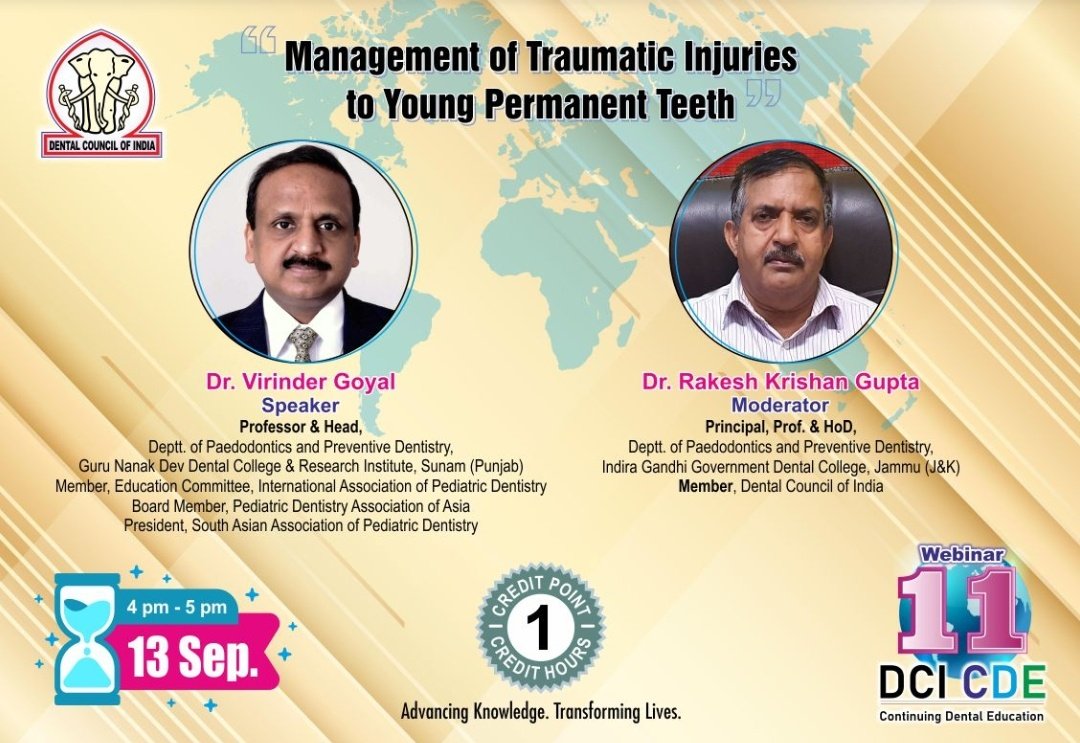 DrRAS9999's tweet photo. #DCI #CDE #Webinar11
#Sep13th 4pm - 5pm
Link:- https://t.co/wJN4knV3aN
#Dentistry #DentalWebinars #Dentist https://t.co/Whrh6yWJzN