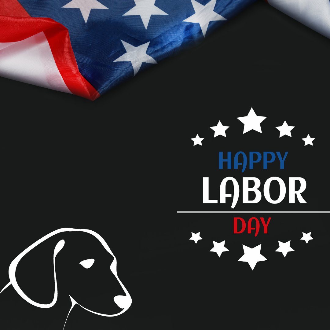 Adogsdreamnc's tweet photo. Happy Labor Day!

Good Morning.  We are open for all services today until 6 PM. 
#dogs #dogdaycare #grooming #doggrooming #newbern https://t.co/ZDIFrYrDkT