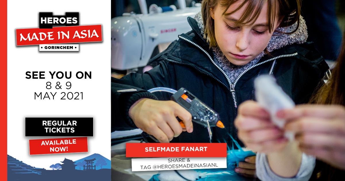 Heb jij fanart gemaakt van jouw favoriete Aziatische manga of anime character? ✏️👐🏻 Deel dan jouw zelfgemaakte fanart met ons en tag @heroesmadeinasia! De leukste items worden via onze Instagram stories gedeeld.